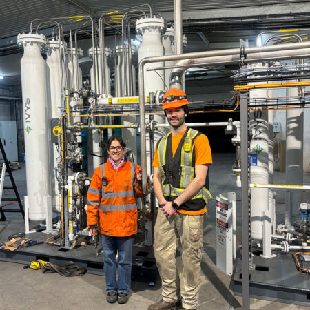 Frederick Tremblay with Monica Fong, Project Manager at S3d Ingénierie