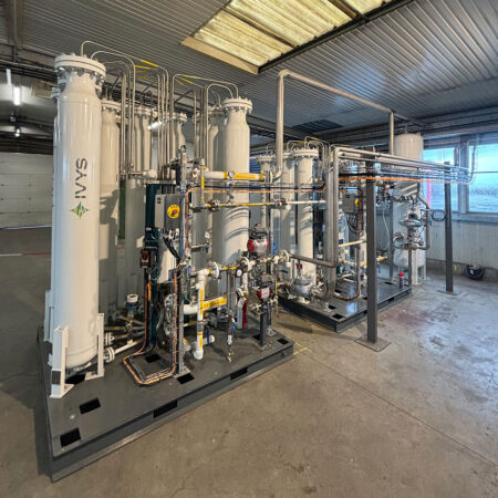 A pair of H3200 PSA units on location at the Archimbaud Group facility